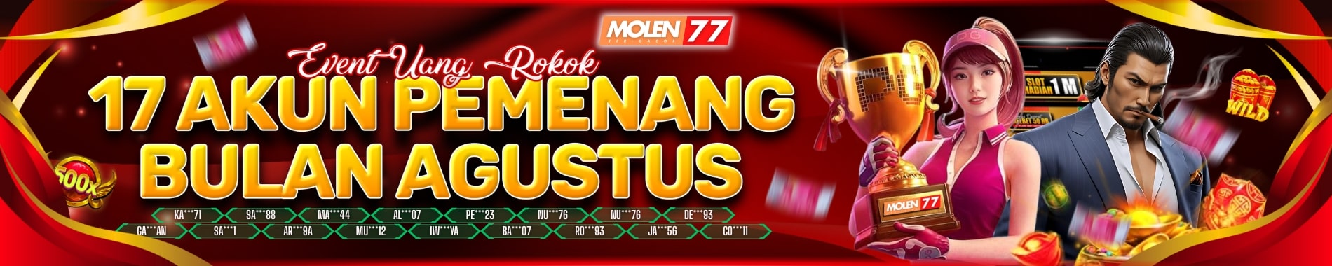 17 PEMENANG UANG ROKOK MOLEN77